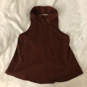 Turtleneck tank top